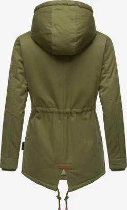 Marikoo Winterjassen Winterjas Manolya Dames Olijfgroen -About you f1da8b7654be47bb0d4592caba8a20b5