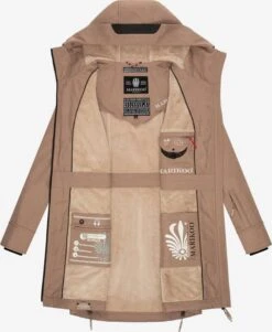 Marikoo Parkas Tussenparka Dames Donkerbeige -About you f2667f479b18d66b0aaf21994a66c511