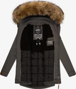 Marikoo Wintermantels Wintermantel Sanakoo Dames Donkergrijs -About you f44d296b509cc38486c6c127dba8642e