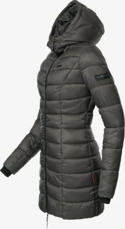 Marikoo Korte Mantels Wintermantel Abendsternchen Dames Antraciet -About you f777c22dd773046171af909dacda6737