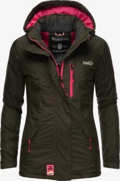 Marikoo Outdoor Jassen Functionele Jas Rabeaa Dames Olijfgroen