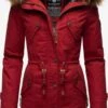 Marikoo Parkas Winterparka La Viva Dames Rood