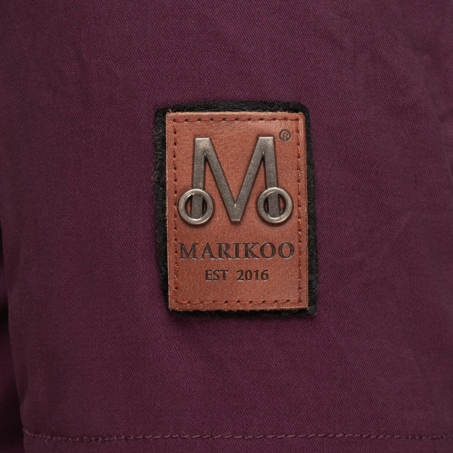 Marikoo Parkas Winterparka Dames Wijnrood 8 Marikoo Parkas Winterparka Dames Wijnrood - Afbeelding 6
