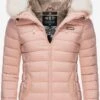 Marikoo Winterjassen Winterjas Nasriin Dames Roze -About you fffe93ae108964602420df32abff232e